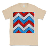 Mushroom Glitter 4th of July Seamless Pattern Classic Tee - BundleAndBundleShop