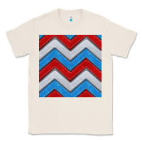 Natural Glitter 4th of July Seamless Pattern Classic Tee - BundleAndBundleShop