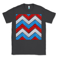 Smoke Glitter 4th of July Seamless Pattern Classic Tee - BundleAndBundleShop