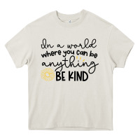 Cream be kind Heavy Core Tee - Unal Design