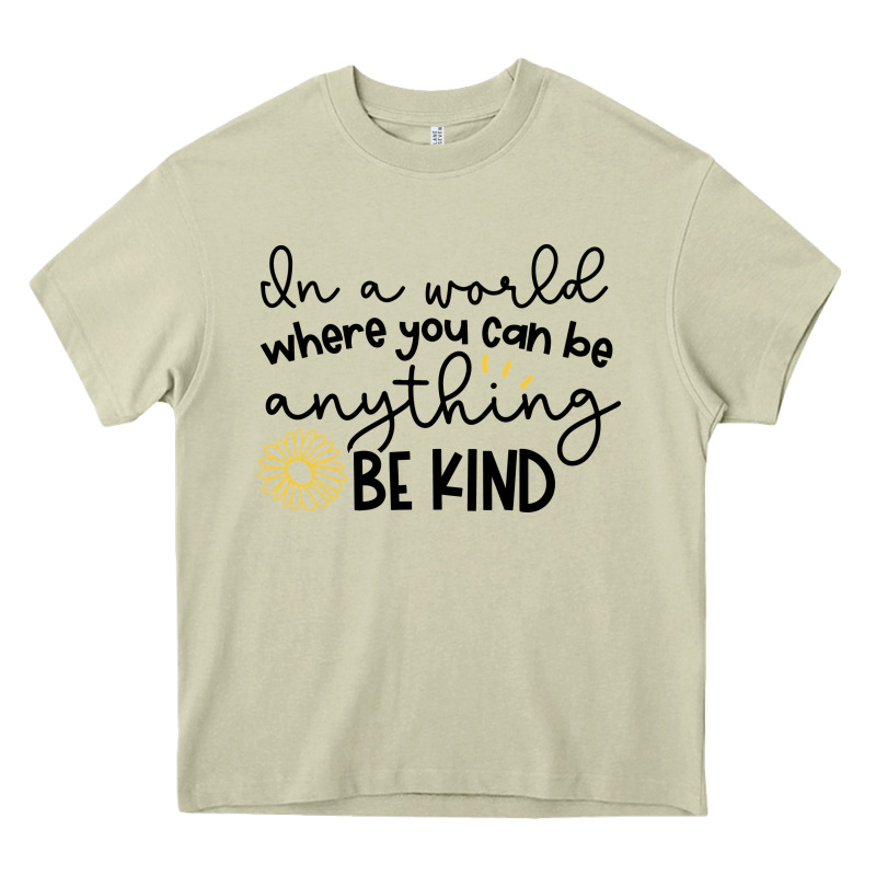 Be Kind Heavy Core Tee by Unal Design | Teevron