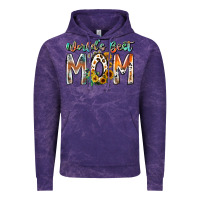 Cloud Purple world is best mom Vintage Hoodie - RacoonDesign