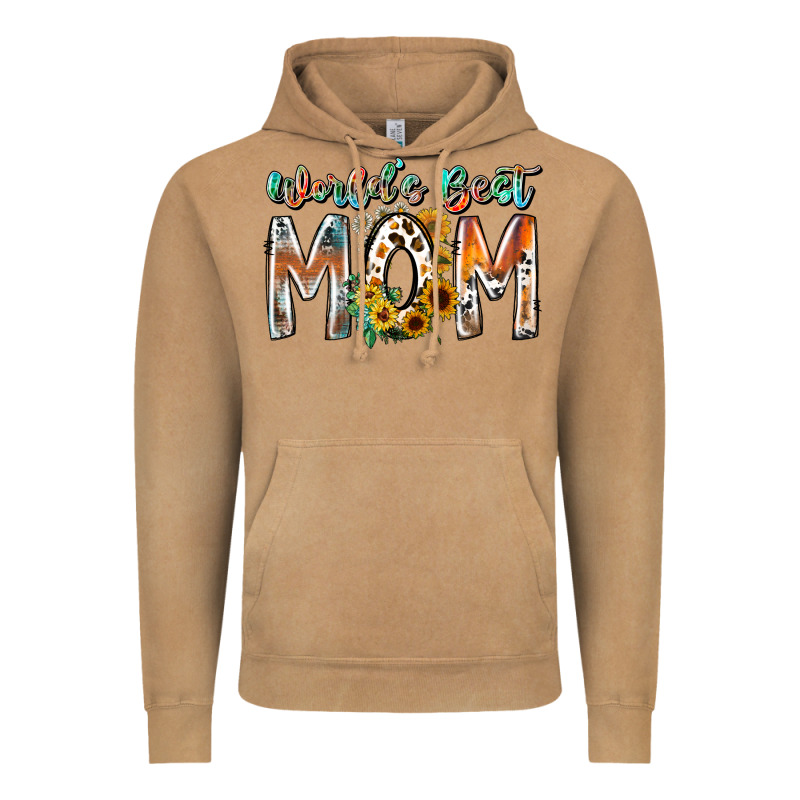 World Is Best Mom Vintage Hoodie by RacoonDesign | Teevron