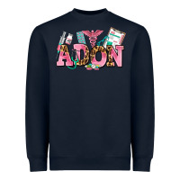 Navy adon nurse Heavyweight Sweatshirt - AdoDesignShop