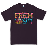 Plum farm girl Premium Tee - texasbilliewilder