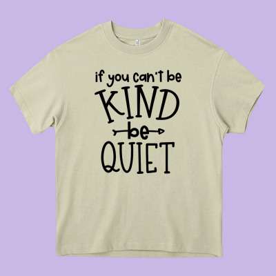 Heavy Core Tee kind be quiet