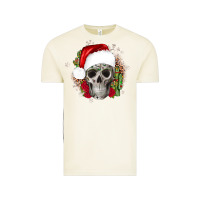 Vintage Arctic skull Christmas cactus Vintage Tee - JahusDesignShop