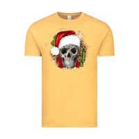 Vintage Mustard skull Christmas cactus Vintage Tee - JahusDesignShop