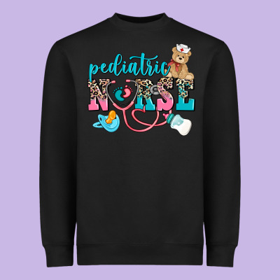 Pediatric Nurse Heavyweight Sweatshirt Designed By Adodesignshop