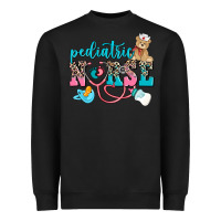 Black pediatric nurse Heavyweight Sweatshirt - AdoDesignShop