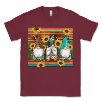 Burgundy western gnomes cactus sunflowers serape wooden leopard gemstone Classic Tee - Artiststas