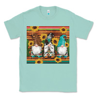 Seafoam western gnomes cactus sunflowers serape wooden leopard gemstone Classic Tee - Artiststas