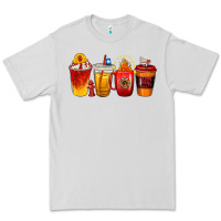 Dove Grey firefighter coffee cups Premium Tee - texasbilliewilder