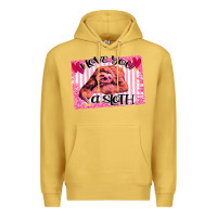 Antique Gold Valentine Sloth Premium Hoodie - Bettercallsaul