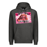 Charcoal Heather Valentine Sloth Premium Hoodie - Bettercallsaul