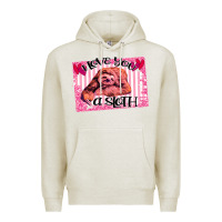 Oatmeal Heather Valentine Sloth Premium Hoodie - Bettercallsaul