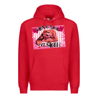 Red Valentine Sloth Premium Hoodie - Bettercallsaul