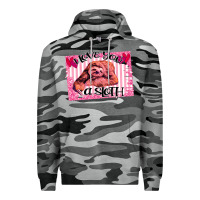 Slate Camo Valentine Sloth Premium Hoodie - Bettercallsaul