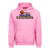 Fuchsia Pink Wild about Basketball Urban Hoodie - HowdyJamesFarm