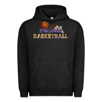 Pigment Black Wild about Basketball Urban Hoodie - HowdyJamesFarm