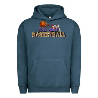 Pigment Midnight Navy Wild about Basketball Urban Hoodie - HowdyJamesFarm