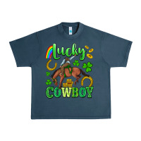 Midnight Navy lucky cowboy Urban Heavy Tee - Artiststas