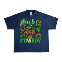 Navy lucky cowboy Urban Heavy Tee - Artiststas