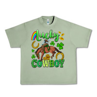 Oil Green lucky cowboy Urban Heavy Tee - Artiststas