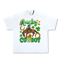 White lucky cowboy Urban Heavy Tee - Artiststas