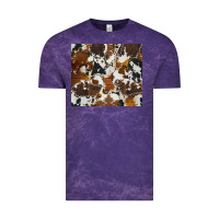 Cloud Purple cowhide Vintage Tee - AdoDesignShop