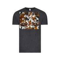 Vintage Black cowhide Vintage Tee - AdoDesignShop