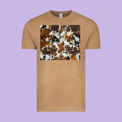 Cowhide Vintage Tee Designed By Adodesignshop