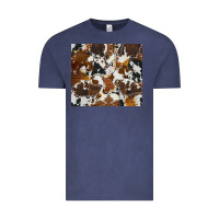 Vintage Denim cowhide Vintage Tee - AdoDesignShop