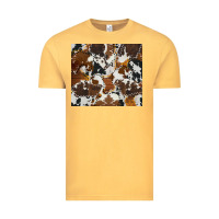 Vintage Mustard cowhide Vintage Tee - AdoDesignShop