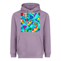 Lavender Pride lgbtq flags and leopard seamless pattern Heavyweight Hoodie - BundleAndBundleShop