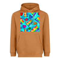 Meerkat Pride lgbtq flags and leopard seamless pattern Heavyweight Hoodie - BundleAndBundleShop