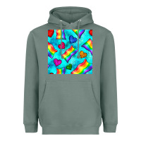 Sage Pride lgbtq flags and leopard seamless pattern Heavyweight Hoodie - BundleAndBundleShop