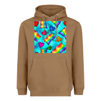 Toasted Coconut Pride lgbtq flags and leopard seamless pattern Heavyweight Hoodie - BundleAndBundleShop
