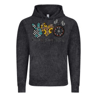 Vintage Black peace love racing Vintage Hoodie - CowhideDigitalArt