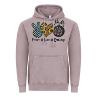 Vintage Zinc peace love racing Vintage Hoodie - CowhideDigitalArt