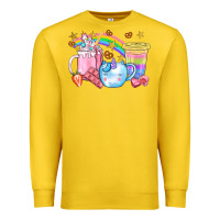 Lemon Unicorn Coffee Cup With Star Bbs Premium Sweatshirt - BundleAndBundleShop