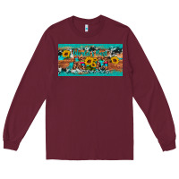 Burgundy world's best mom sunflower license plate Long Sleeve Tee - Artiststas
