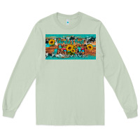 Matcha world's best mom sunflower license plate Long Sleeve Tee - Artiststas