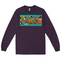 Plum world's best mom sunflower license plate Long Sleeve Tee - Artiststas