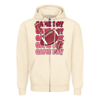 Sandshell game day football Zipper Hoodie - MaliasSmallBusiness
