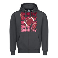 Smoke game day football Zipper Hoodie - MaliasSmallBusiness