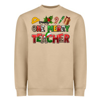 Mushroom one merry teacher Heavyweight Sweatshirt - AdoDesignShop