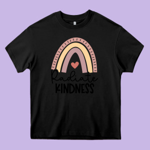 Kindness Heavy Core Tee Designed By Unal Design