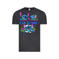 Vintage Black preview flower stitch 6 th grade Vintage Tee - AdoDesignShop