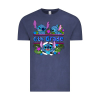 Vintage Denim preview flower stitch 6 th grade Vintage Tee - AdoDesignShop